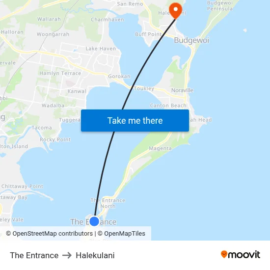 The Entrance to Halekulani map