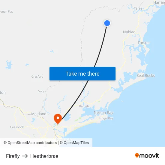 Firefly to Heatherbrae map