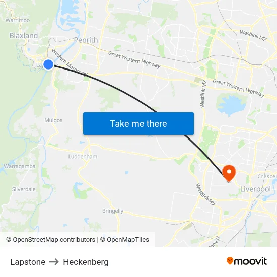 Lapstone to Heckenberg map