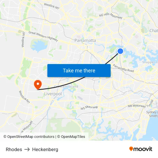 Rhodes to Heckenberg map