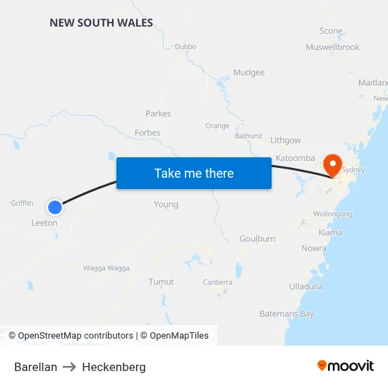 Barellan to Heckenberg map