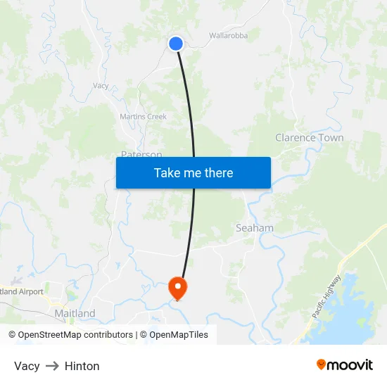Vacy to Hinton map