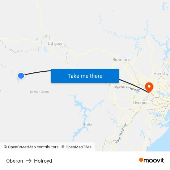 Oberon to Holroyd map