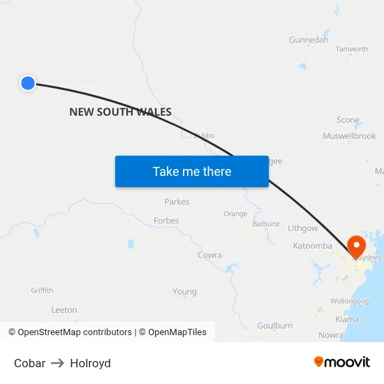 Cobar to Holroyd map