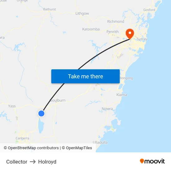 Collector to Holroyd map