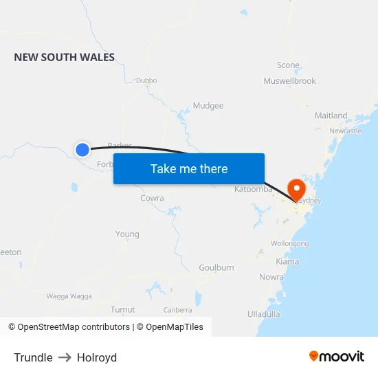 Trundle to Holroyd map