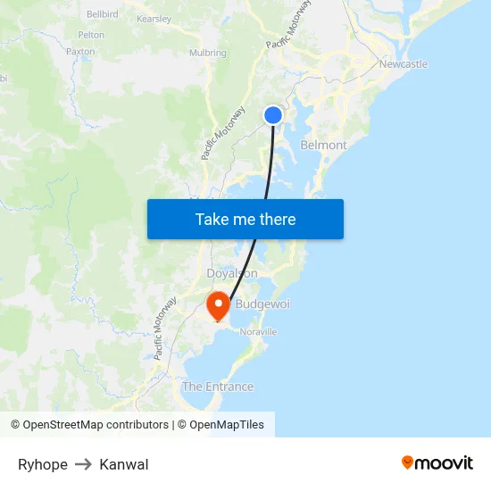 Ryhope to Kanwal map