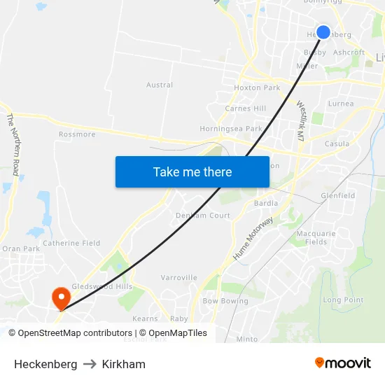 Heckenberg to Kirkham map