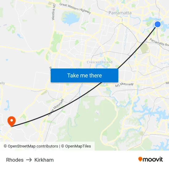 Rhodes to Kirkham map