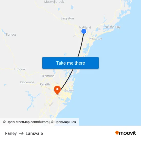 Farley to Lansvale map