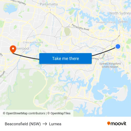 Beaconsfield (NSW) to Lurnea map