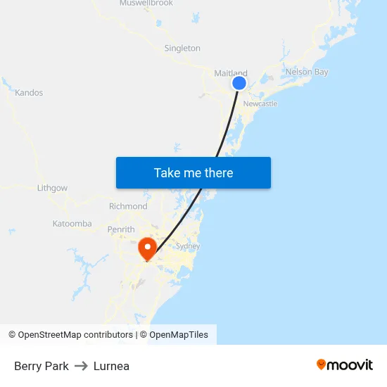 Berry Park to Lurnea map