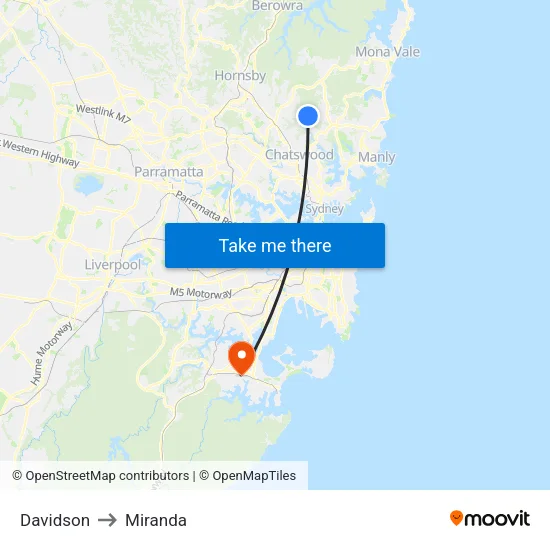Davidson to Miranda map