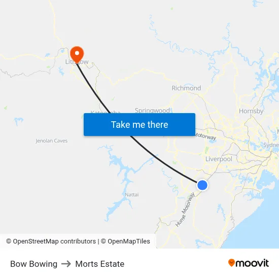 Bow Bowing to Morts Estate map