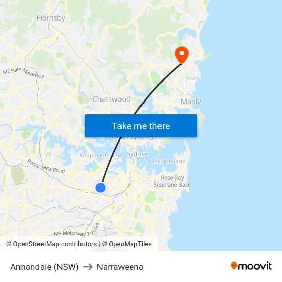 Annandale (NSW) to Narraweena map