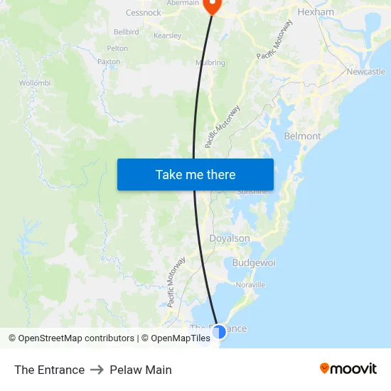 The Entrance to Pelaw Main map