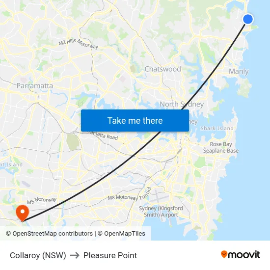 Collaroy (NSW) to Pleasure Point map