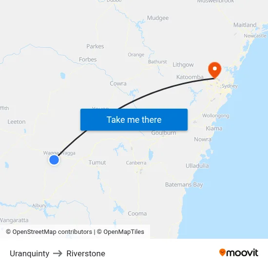 Uranquinty to Riverstone map