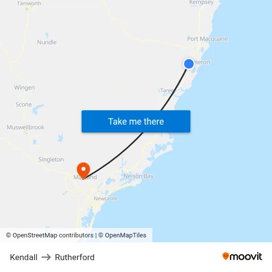 Kendall to Rutherford map