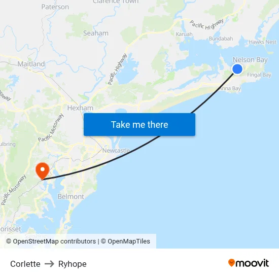 Corlette to Ryhope map