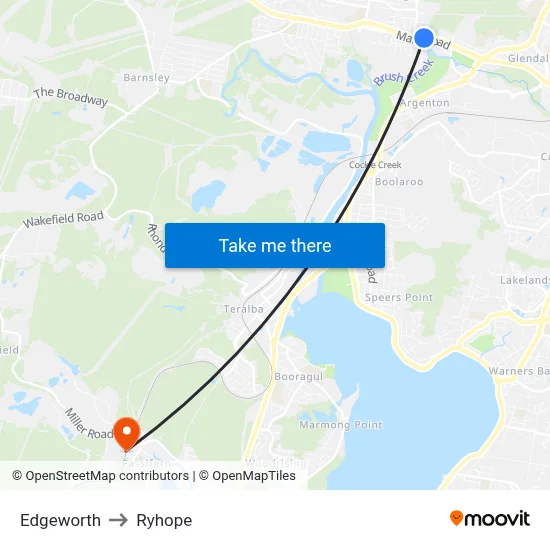 Edgeworth to Ryhope map