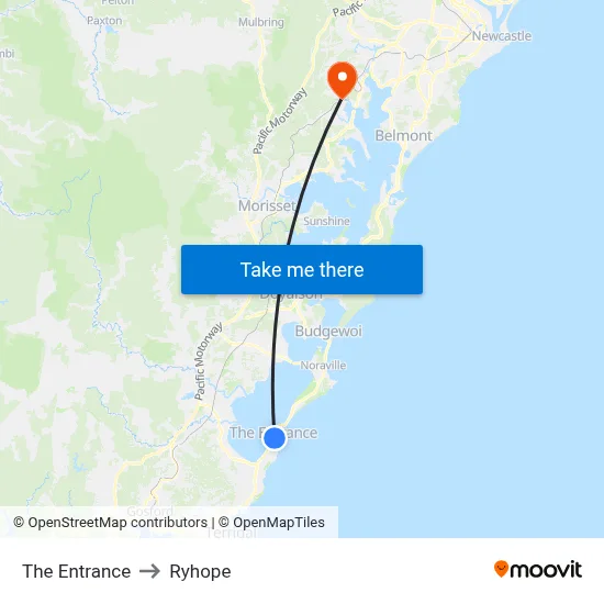 The Entrance to Ryhope map