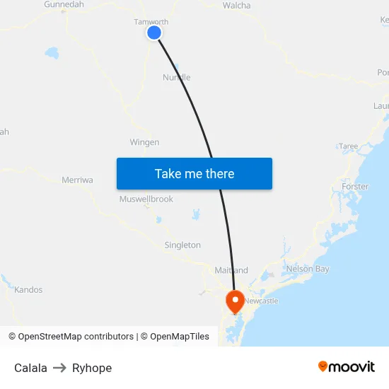 Calala to Ryhope map