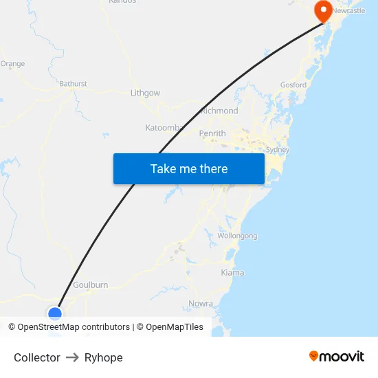 Collector to Ryhope map