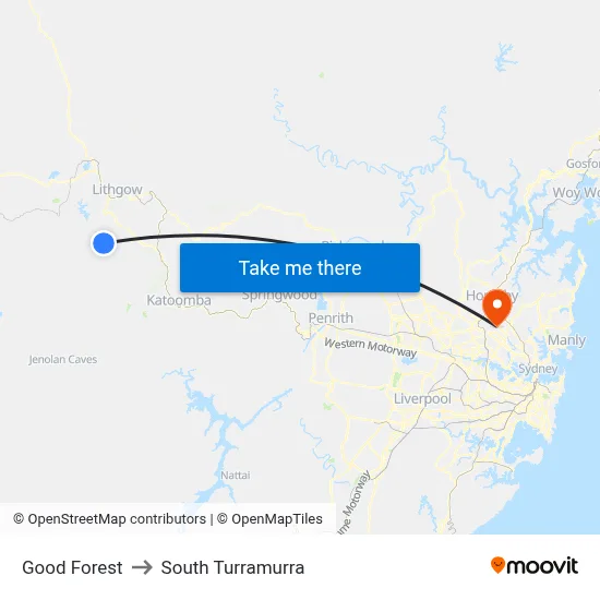 Good Forest to South Turramurra map