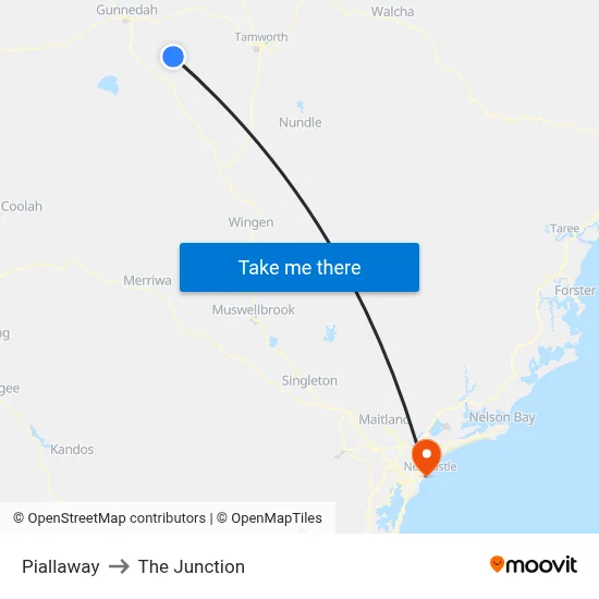 Piallaway to The Junction map