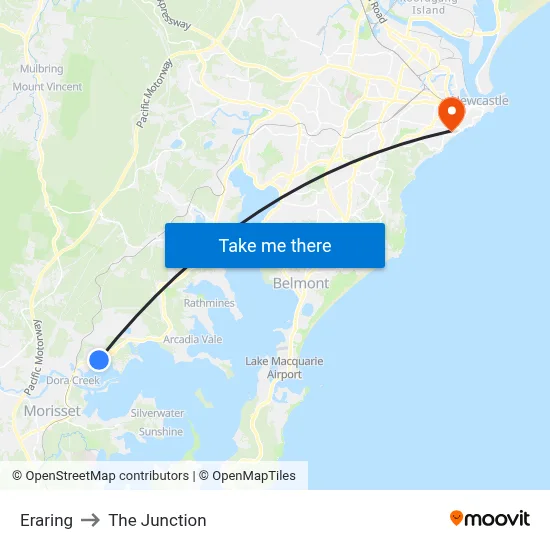 Eraring to The Junction map