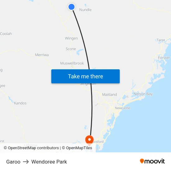 Garoo to Wendoree Park map