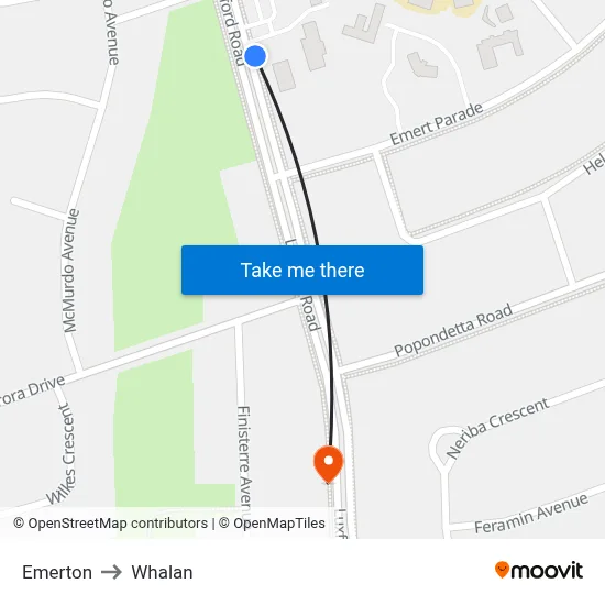 Emerton to Whalan map