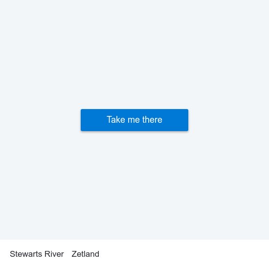 Stewarts River to Zetland map