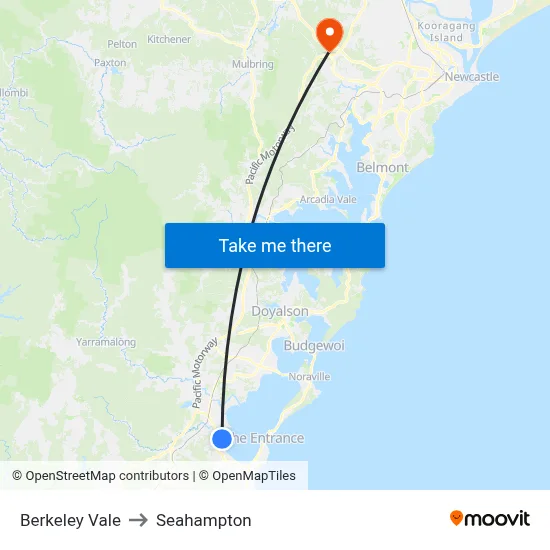 Berkeley Vale to Seahampton map