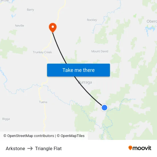 Arkstone to Triangle Flat map