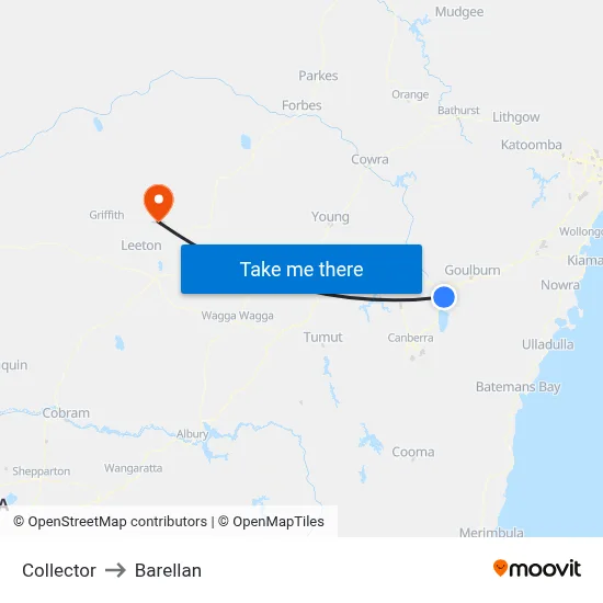 Collector to Barellan map