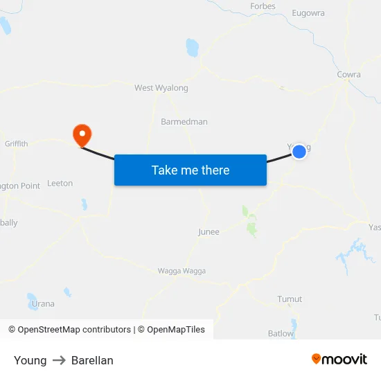 Young to Barellan map