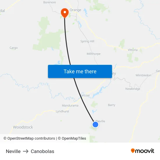 Neville to Canobolas map