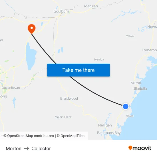 Morton to Collector map