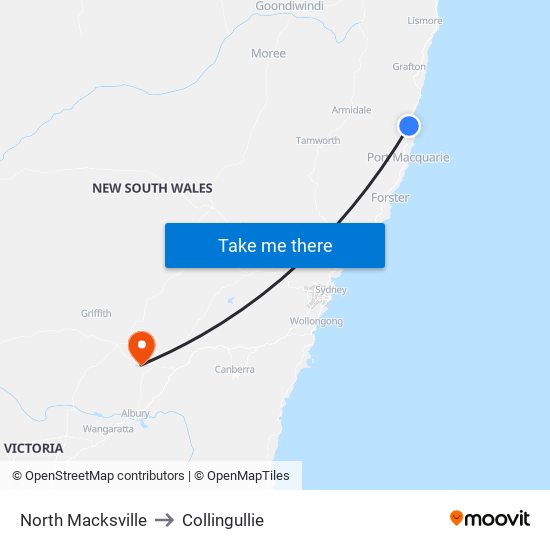 North Macksville to Collingullie map