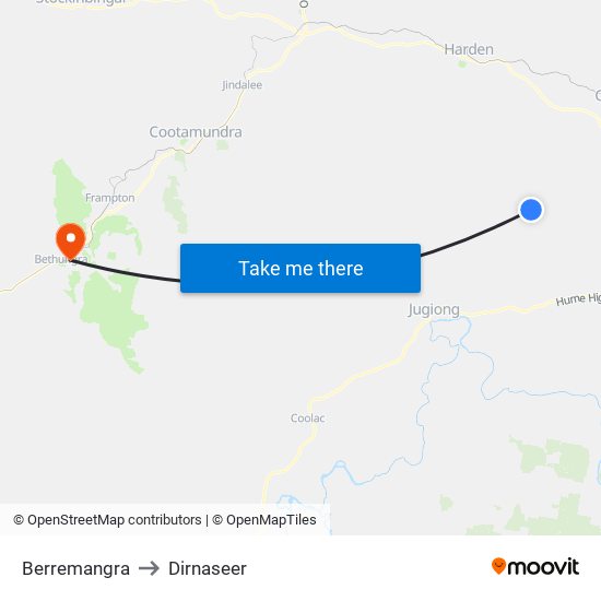 Berremangra to Dirnaseer map