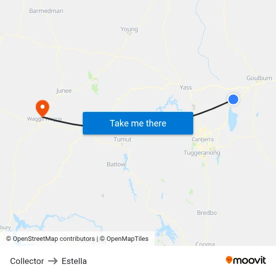 Collector to Estella map