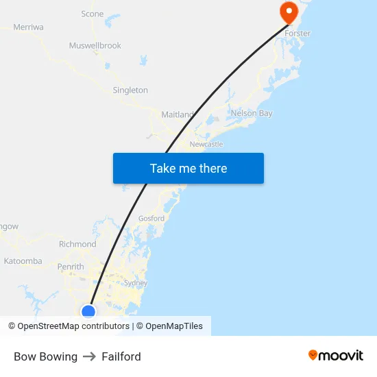Bow Bowing to Failford map