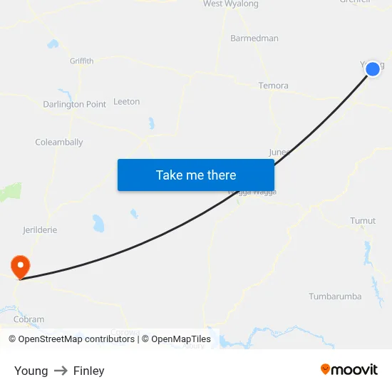 Young to Finley map