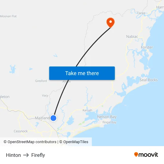 Hinton to Firefly map