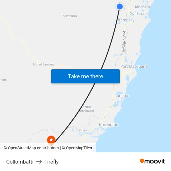 Collombatti to Firefly map