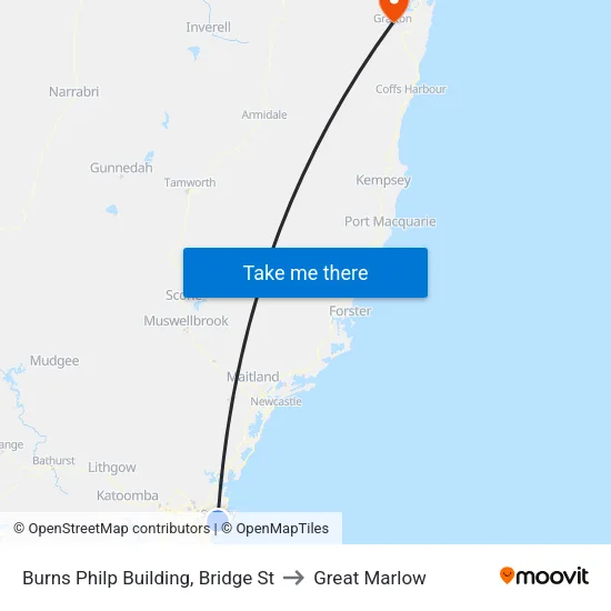 Burns Philp Building, Bridge St to Great Marlow map