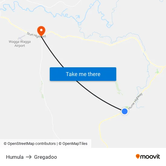 Humula to Gregadoo map
