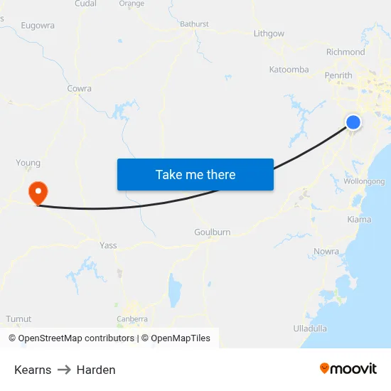 Kearns to Harden map
